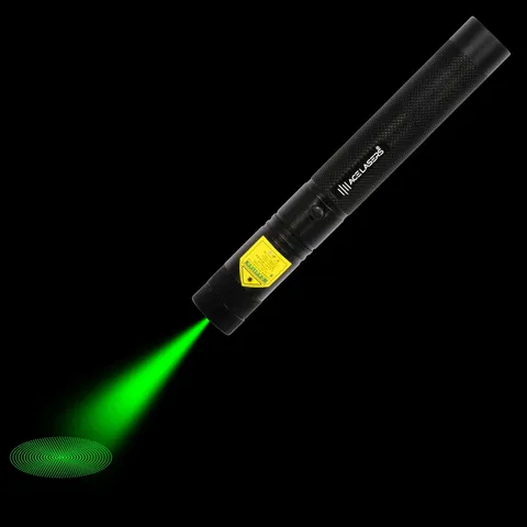 Groene laserpen AGP-1 Pro met zichtbare laserstraal in het donker