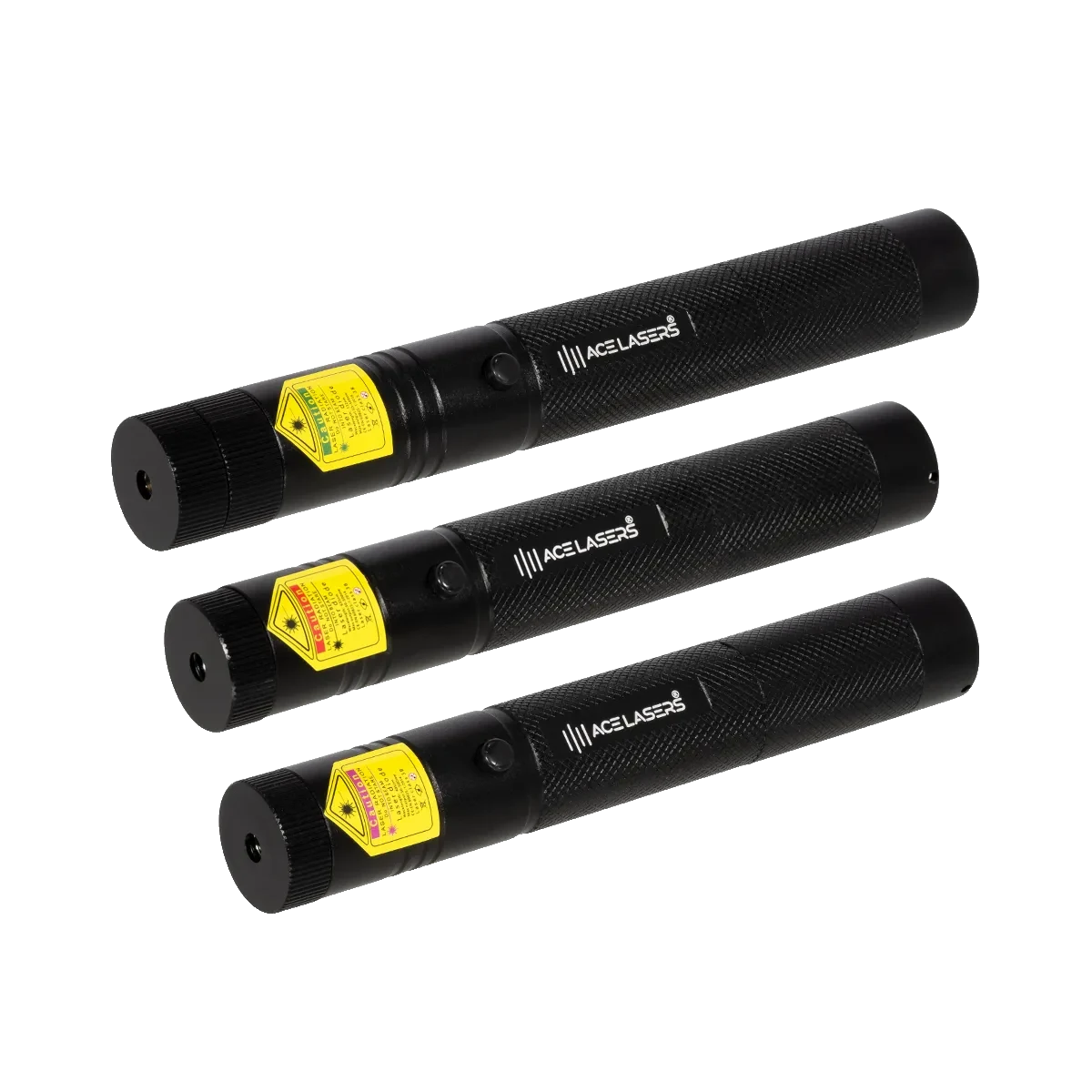 ACE Lasers Pro-set met groene, rode en violette laserpennen tot 500 mW
