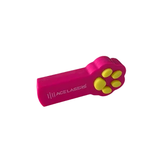 ACE Lasers rode-stiplaser om met kat of hond te spelen, roze behuizing