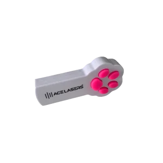 ACE Lasers rode-stiplaser om met kat of hond te spelen, witte behuizing