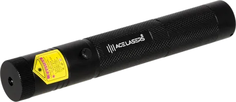 Violette laserpen AVP-1 Pro van opzij gezien